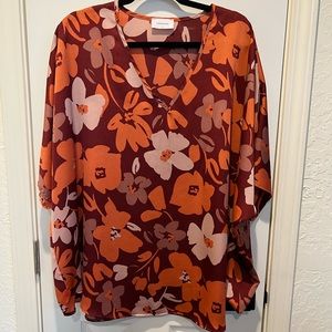 Adrienne “The Golden Girl” Poncho Top Medium